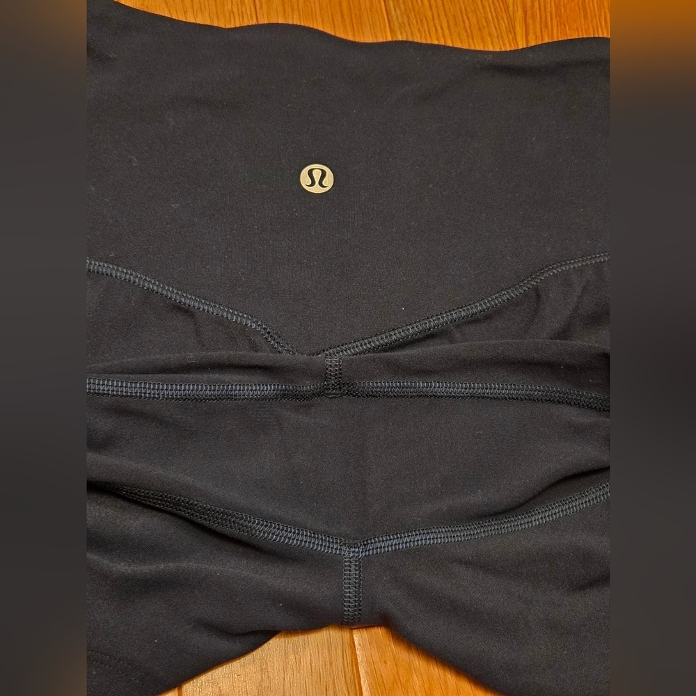 Lululemon High Rise Align Wide-Leg Cropped Pant 23" Navy Blue Size 2 - Picture 7 of 12